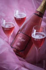 Augé père et fils-Champagne Brut rosé 1er Cru-Demie (37,5 Cl.)